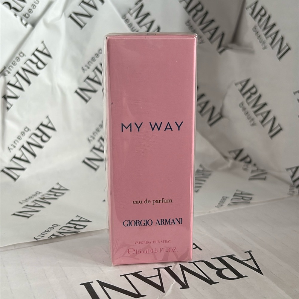 NEW Giorgio Armani My Way Deluxe Travel Size Mini 15 ml 0.5 FL OZ Parfum